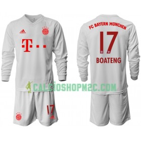 Bayern Monaco Jerome Boateng 17 Bambino Maglia Trasferta 2020/2021 Manica Lunga (+ Pantaloncini)